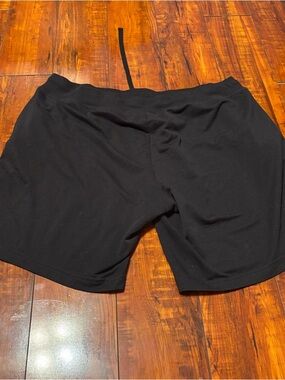 Athletic Works Black Women's Athletic Shorts with Drawstring